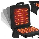 Heated Stadium Seat with 3 Heat Levels Black $39.99 Retail - Brand New