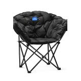 Pink Oversized Moon Padded Chair Supports 330lbs $89.99 Retail - Brand New