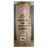 Pink Oversized Moon Padded Chair Supports 330lbs $89.99 Retail - Brand New