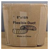 Flexible Duct Hosing 16ft 8" $59.99 Retail - Brand New