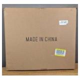 Round Side Table Faux Marble White and Gold $69.99 Retail - Brand New