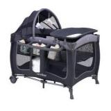 Pamo Babe Pack N Play Black and Grey $149.99 Retail - Brand New