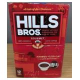 Hills Bro 12 Pack of Coffee - Brand New