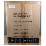 Travel Trailer RV Cover 22ft to 24ft Light Grey $239.99 Retail - Brand New