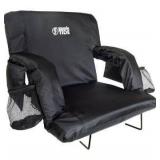 Brawn Tide Stadium Chair with Back Support  Comfy Cushion $79.99 Retail - Brand New