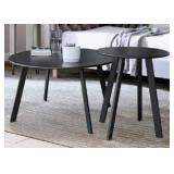Modern Coffee Table Set of 2 Black $63.99 Retail - Brand New