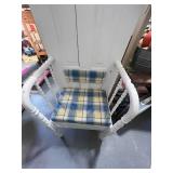 Vintage Door Bench with Matching Lamp