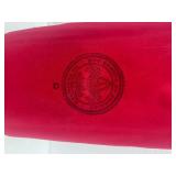 Vintage Boy Scouts of America Clip on Metal Canteen with Red Cover