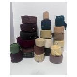 7 Pounds Vintage Wool Rug Braiding Strips