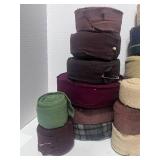 7 Pounds Vintage Wool Rug Braiding Strips