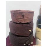 7 Pounds Vintage Wool Rug Braiding Strips