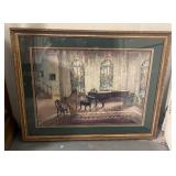 Exquisite Framed and Matted Garden Print 36" X 44"