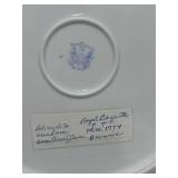 Royal Bayreuth Bavaria Germany Transferware Fly Fishermen Handled Plate