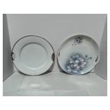Two Beautiful Handled Plates one unmakred other is Bavaria