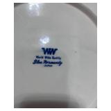 Vintage Blue Normandy Plate