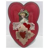 Antique Valentine. Good Condition. 9"
