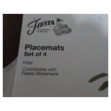Fiesta set of 4 Placemats 13 x 18";...