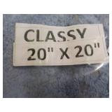 Classy Bath Mat 20 x 20"; New from ...