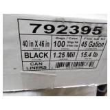 Case of Black 45 Gallon Bags- parti...