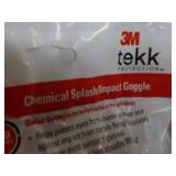 6 3M Tekk Chemical Splash/Impact Go...