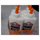 6 bottles 7.6 oz Elmers School Glue...