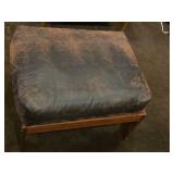 Wooden Foot Stool with Cushion