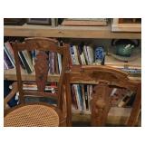 Lot of (2) Vintage Victorian Hip-Rest Walnut Side Chairs