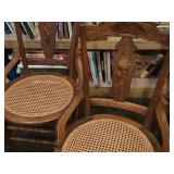 Lot of (2) Vintage Victorian Hip-Rest Walnut Side Chairs