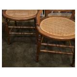 Lot of (2) Vintage Victorian Hip-Rest Walnut Side Chairs