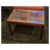 Glass Top / Wooden Side Table