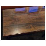 Glass Top / Wooden Side Table