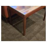 Glass Top / Wooden Side Table