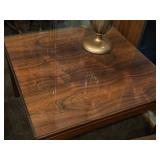 Glass Top / Wooden Side Table