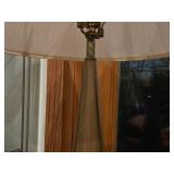 36" Crystal Murano Glass Table Lamp (gold) with Lamp Shade