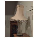 31" Crystal Table Lamp with Lamp Shade