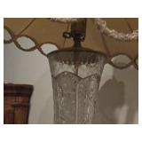 31" Crystal Table Lamp with Lamp Shade