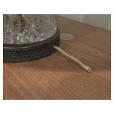 31" Crystal Table Lamp with Lamp Shade