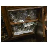 Vintage Victorian Quarter Sawn Tiger Oak Wood Side-By-Side Secretary Desk with Display Cabinet