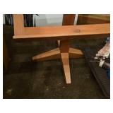 Vintage Danish Modern Wooden Music Stand | Adjustable