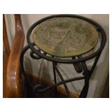 27" Wrought Iron Side Table / Display Plant Stand