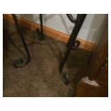 27" Wrought Iron Side Table / Display Plant Stand