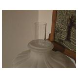 Vintage 1919-1920 Aladdin Model 8 24" Brass Kerosene Table Lamp (electrical wired for light bulb)