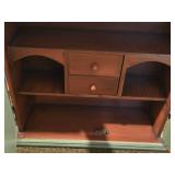 Handpainted Wooden Storage Cabinet 2-door/2-drawer/3-tier