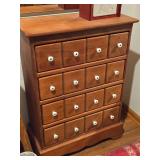 Apothecary Wooden Chest of Drawers 4-drawer