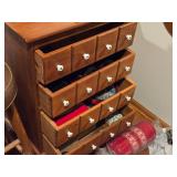 Apothecary Wooden Chest of Drawers 4-drawer