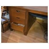 Wooden Office Desk 6-drawer