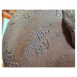 Jar with Lid - Hippo by Hamilton Signed circa 1981