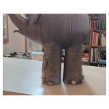 Jar with Lid - Elephant by J.A. Hamilton Signed circa 1980