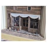 Miniature Trading Post Store Front - Carl Froseth Store (Lighted)