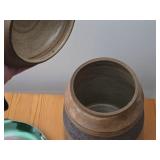 Pottery Jar - Unicorn by Hamilton circa 1981